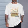 Chapter 20 Turning 20 Years Old Floral Book Premium Tri-Blend T-Shirt Gifts for Him