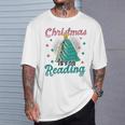 Christmas Is For Reading Books Christmas Tree Books T-Shirt Gifts for Him