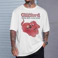 Clifford The Big Red Dog Clifford And Emily Book Cover Premium Tri-Blend T-Shirt Gifts for Him Clifford The Big Red Dog Clifford And Emily Book Cover Premium Tri-Blend T-Shirt Gifts for Him