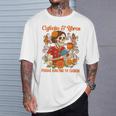 Coffee & Reading Book Lover Mexican Latina Cafecito & Libros T-Shirt Gifts for Him