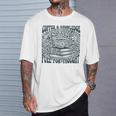 Coffee Knowledge Fuel For Thought Book Lover Reading T-Shirt Gifts for Him Coffee Knowledge Fuel For Thought Book Lover Reading T-Shirt Gifts for Him