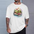 Colorful Books Love Books Watercolor Booklover Performance T-Shirt Gifts for Him Colorful Books Love Books Watercolor Booklover Performance T-Shirt Gifts for Him
