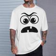 Creepy Face Carrot Halloween Book Character Costume T-Shirt Gifts for Him Creepy Face Carrot Halloween Book Character Costume T-Shirt Gifts for Him