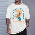 Crockpot Cookbook Baking Cooking Lovers Chef Cook Bakers T-Shirt Gifts for Him