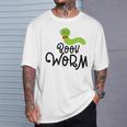 Cute Book Worm Reading Lovers T-Shirt Gifts for Him