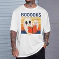 Cute Ghost Book Reading Halloween Teacher Puns Booooks Men Women Kids T-Shirt Gifts for Him Cute Ghost Book Reading Halloween Teacher Puns Booooks Men Women Kids T-Shirt Gifts for Him