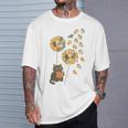 Cute Reading Cat With Kitten Dandelion Flowers Book Lover T-Shirt Gifts for Him Cute Reading Cat With Kitten Dandelion Flowers Book Lover T-Shirt Gifts for Him