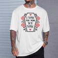 Dark Romance I Vow You Vow We Vow Merch Smutty Book Lovers T-Shirt Gifts for Him