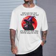 Some Days You Just Have To But On Cat Witch Reading Book T-Shirt Gifts for Him