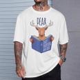 Dear Drop Everything And Read Book Reading Pun Graphic T-Shirt Gifts for Him