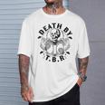 Death By TBR To Be Read Skeleton Reading Book Bookish T-Shirt Gifts for Him
