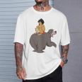 Disney The Jungle Book Mowgli And Baloo Chillin T-Shirt Gifts for Him Disney The Jungle Book Mowgli And Baloo Chillin T-Shirt Gifts for Him
