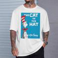 Dr Seuss The Cat In The Hat Book Cover Premium T-Shirt Gifts for Him