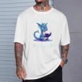 Dragon Reading Book Lover Leave Me Alone I'm Reading T-Shirt Gifts for Him