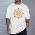 Dragons & Books Mandala Artistic Fire Beast Mindfulness T-Shirt Gifts for Him