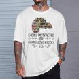 Easily Distracted By Chameleons And Books T-Shirt Gifts for Him