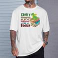 Easily Distracted By Dragons And Books Book Nerd Reading T-Shirt Gifts for Him