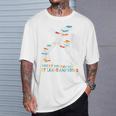 Easily Distracted By Tango And Books Dance Bookworm Reading T-Shirt Gifts for Him