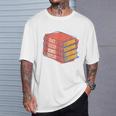 Eat Sleep Books Repeat Book Lover Reading Bookworm Teacher T-Shirt Gifts for Him
