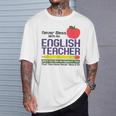 English Teacher Humor Reading Books Vocabulary Grammar T-Shirt Gifts for Him English Teacher Humor Reading Books Vocabulary Grammar T-Shirt Gifts for Him