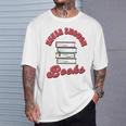 Never Enough Books Book Lover Librarian Teacher Premium Tri-Blend T-Shirt Gifts for Him