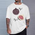 Fig 1 Figs Fruit Scientific Drawing Textbook Graphic T-Shirt Gifts for Him