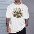 Floral Boho Flowers Books Camo Teacher Wildflowers Reading T-Shirt Gifts for Him Floral Boho Flowers Books Camo Teacher Wildflowers Reading T-Shirt Gifts for Him