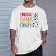 If Found Please Return To Library Retro Book Library T-Shirt Gifts for Him If Found Please Return To Library Retro Book Library T-Shirt Gifts for Him