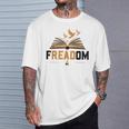 Freadom Anti Banned Books Lovers Reading Librarian Bookworm T-Shirt Gifts for Him