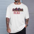 Freadom Shelf Read Reading Book Librarian Men Women Kids Performance T-Shirt Gifts for Him
