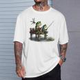Frog Toad Fishing Vintage Classic Book Frog T-Shirt Gifts for Him Frog Toad Fishing Vintage Classic Book Frog T-Shirt Gifts for Him