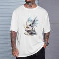Go Away I'm Reading a Book Dragon Books And Dragons Bookish Premium Tri-Blend T-Shirt Gifts for Him Go Away I'm Reading a Book Dragon Books And Dragons Bookish Premium Tri-Blend T-Shirt Gifts for Him