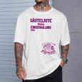 Guest List First Day At School Guest Book First Class T-Shirt Gifts for Him