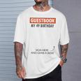 Guestbook Alternative 49th Birthday Decorations For Him Her T-Shirt Gifts for Him Guestbook Alternative 49th Birthday Decorations For Him Her T-Shirt Gifts for Him
