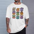 Halloween Monsters Reading Books Pattern Spooky Kawaii Anime Premium Tri-Blend T-Shirt Gifts for Him Halloween Monsters Reading Books Pattern Spooky Kawaii Anime Premium Tri-Blend T-Shirt Gifts for Him