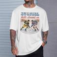 Ice Hockey Romance Reader Book Lover Reading Smut Smutty T-Shirt Gifts for Him