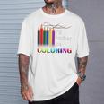 I'd Rather Be Coloring Adult Coloring Book T-Shirt T-Shirt Gifts for Him I'd Rather Be Coloring Adult Coloring Book T-Shirt T-Shirt Gifts for Him