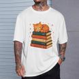 I'm A Book Character Believe Me Cat Reader Bookworm T-Shirt Gifts for Him