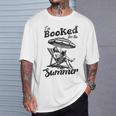 I'm Booked For The Summer Retro Vacation Beach Read Book Men T-Shirt Gifts for Him