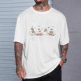 I'm Just Here For The Books Cute Halloween Ghost Reading T-Shirt Gifts for Him