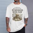 Introverted Book Club Member Anti Social Reader Premium Tri-Blend T-Shirt Gifts for Him