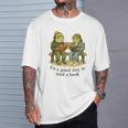 It’s A Good Day To Read A Book – Reading Frog T-Shirt Gifts for Him