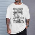 Jane Austen Book Stack Book Club Fans Romantic Novels T-Shirt Gifts for Him Jane Austen Book Stack Book Club Fans Romantic Novels T-Shirt Gifts for Him