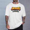 Jesus The Original Superhero Comic Book Christian Faith T-Shirt Gifts for Him Jesus The Original Superhero Comic Book Christian Faith T-Shirt Gifts for Him