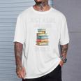 Just A Girl Who Loves Books Bookworm Book Lovers Premium Tri-Blend T-Shirt Gifts for Him