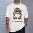 Just a Girl Who Loves Books Pajamas Shirt Reading Book Lover T-Shirt Gifts for Him