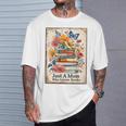 Just A Mom Who Loves Books Vintage Bookish Reader T-Shirt Gifts for Him