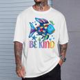 Kids Be Kind Rainbow Scale Fish Teacher Reading Book Toddler T-Shirt Gifts for Him
