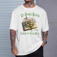 Let Books Bloom In The Garden Of Your Mind Floral T-Shirt Gifts for Him Let Books Bloom In The Garden Of Your Mind Floral T-Shirt Gifts for Him