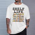Librarian Book Lover Reader Shelf Bookshelf Women T-Shirt Gifts for Him